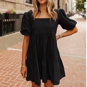 2/$20! Fashion Jackson Black Mini Dress